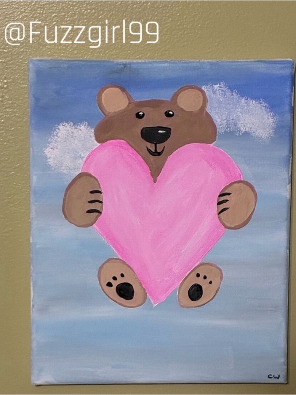 Bear Love Painting
